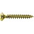 SPAX SCREWS WOOD YELLOW 5 x 100MM (BX 100)