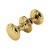 CENTURION BRASS RIMLOCK KNOB 2" PAIR