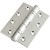 ZOO BALL BEARING HINGES 4" (PAIR) POLISHED CHROME